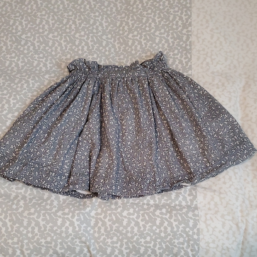 Bonpoint Floral Gray Skirt